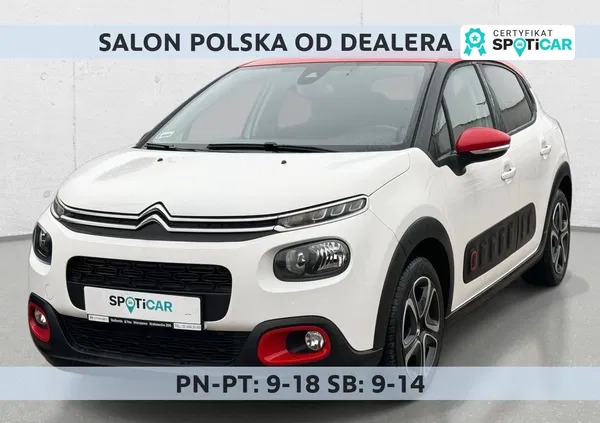 citroen Citroen C3 cena 49900 przebieg: 38547, rok produkcji 2018 z Puszczykowo